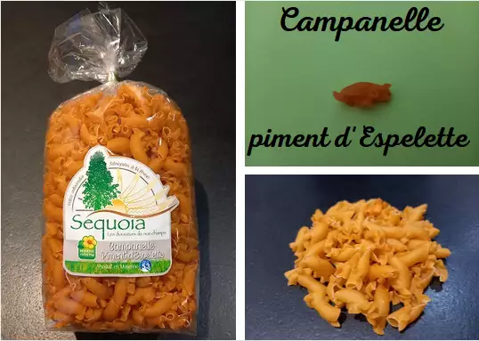 Pâtes Campanelle Piment d'Espelette - 500g