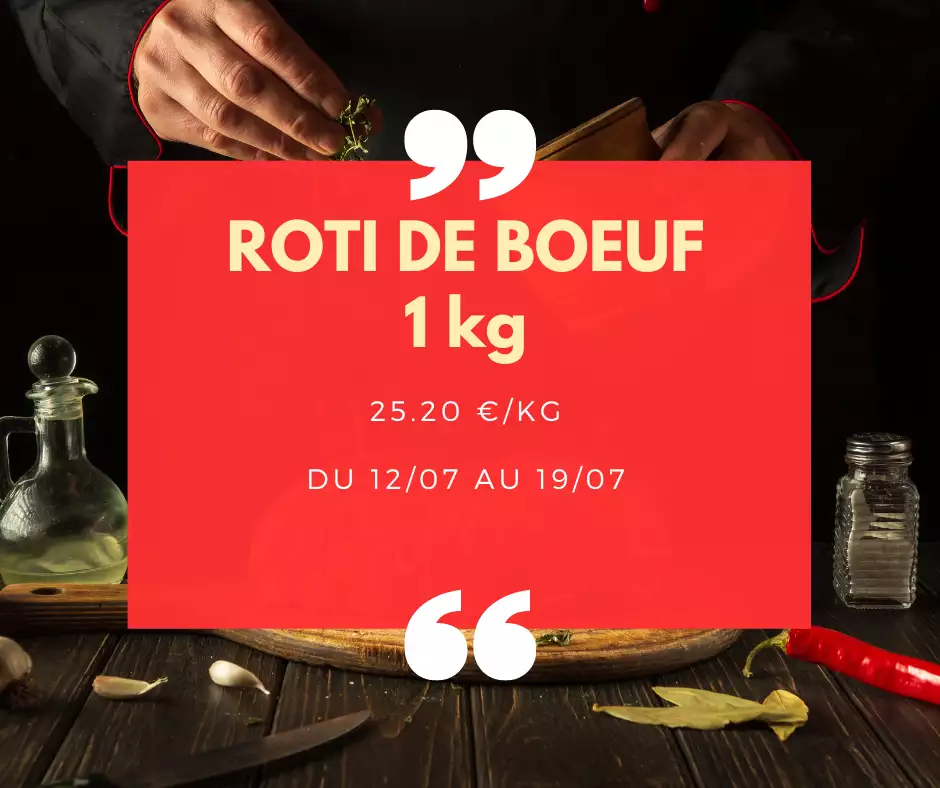 Rôti de Boeuf - 1kg