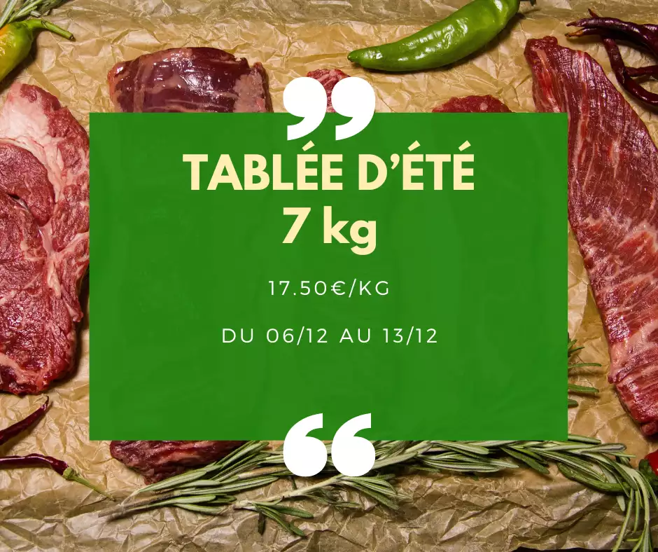 Tablée d'été 7kg