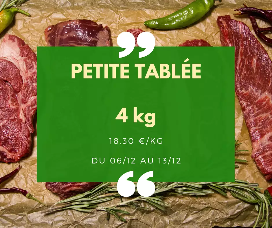 Petite tablée 4kg