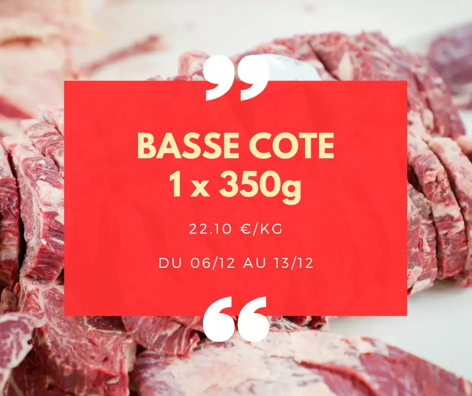 Basses côtes - 1 x 350g