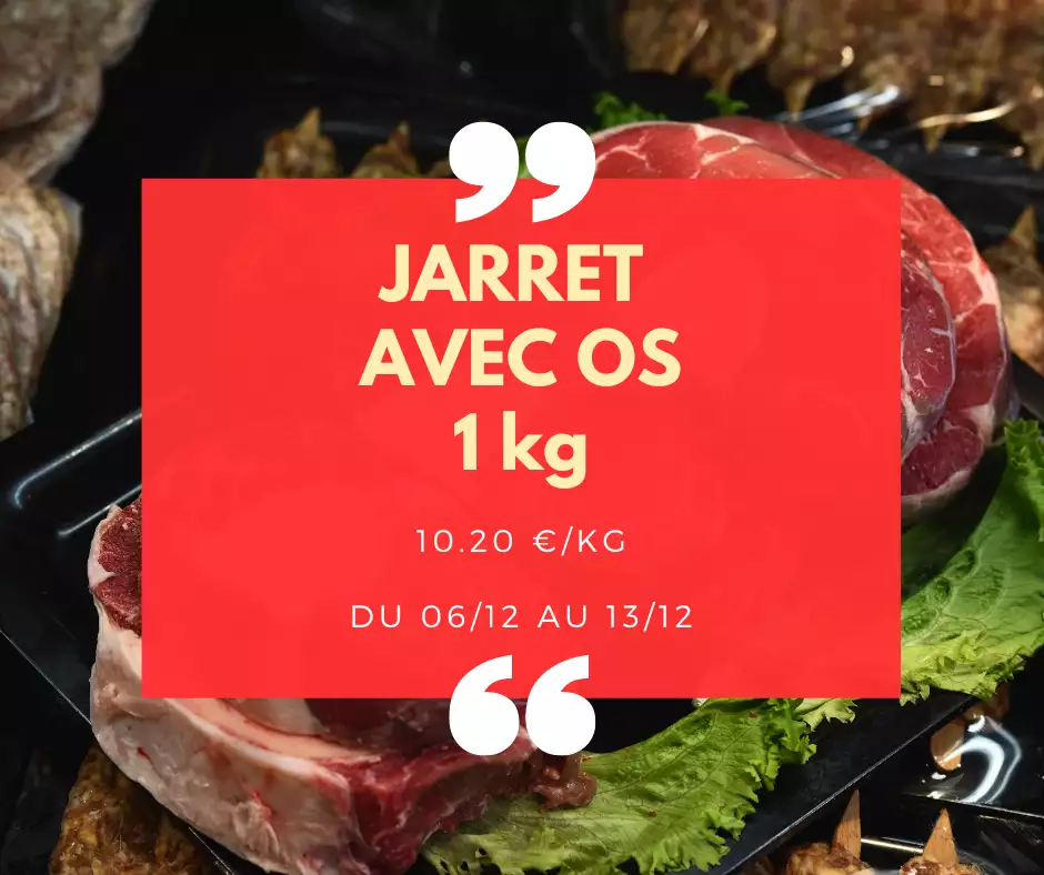 Jarret avec os - 1kg