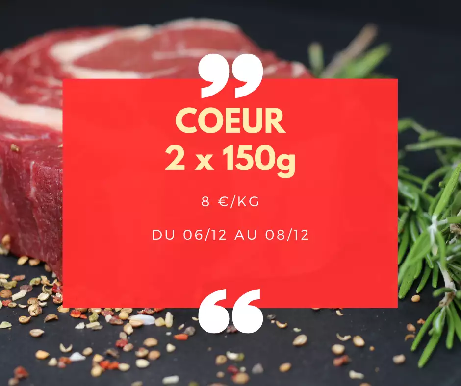 Cœur - 2 x 150g