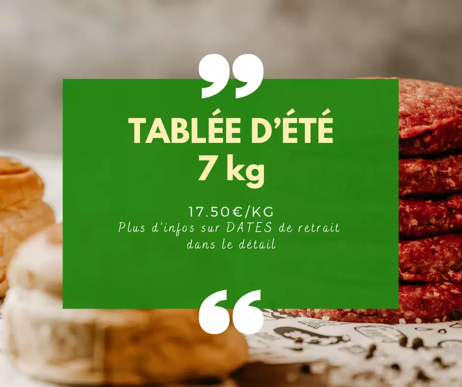 Tablée d'été 7kg