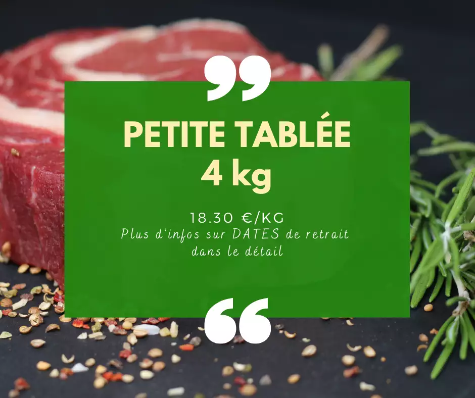 Petite tablée 4kg