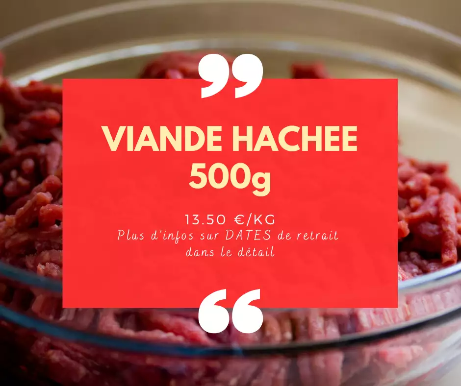 Viande Hachée - 500g