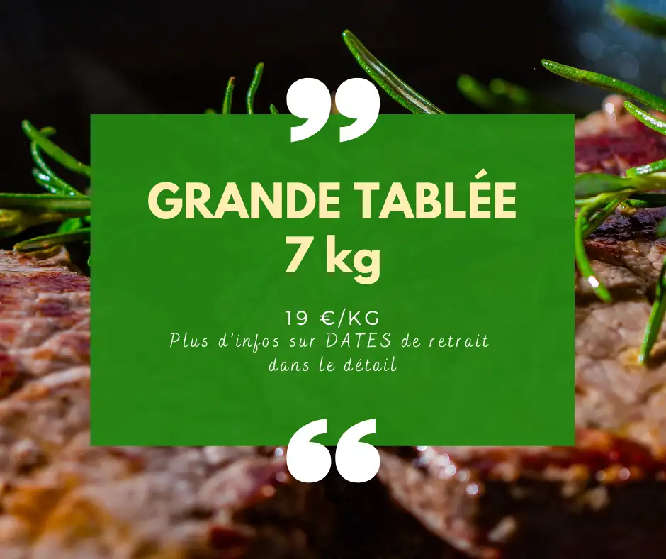 Grande tablée 7kg