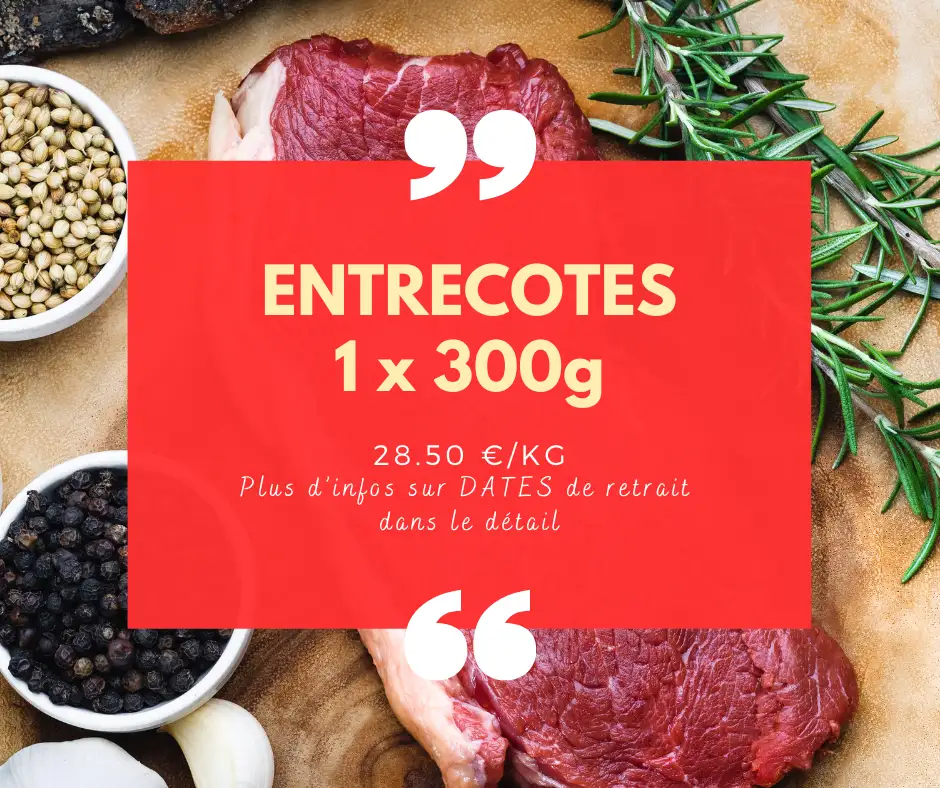 Entrecôte - 1 x 300-350g