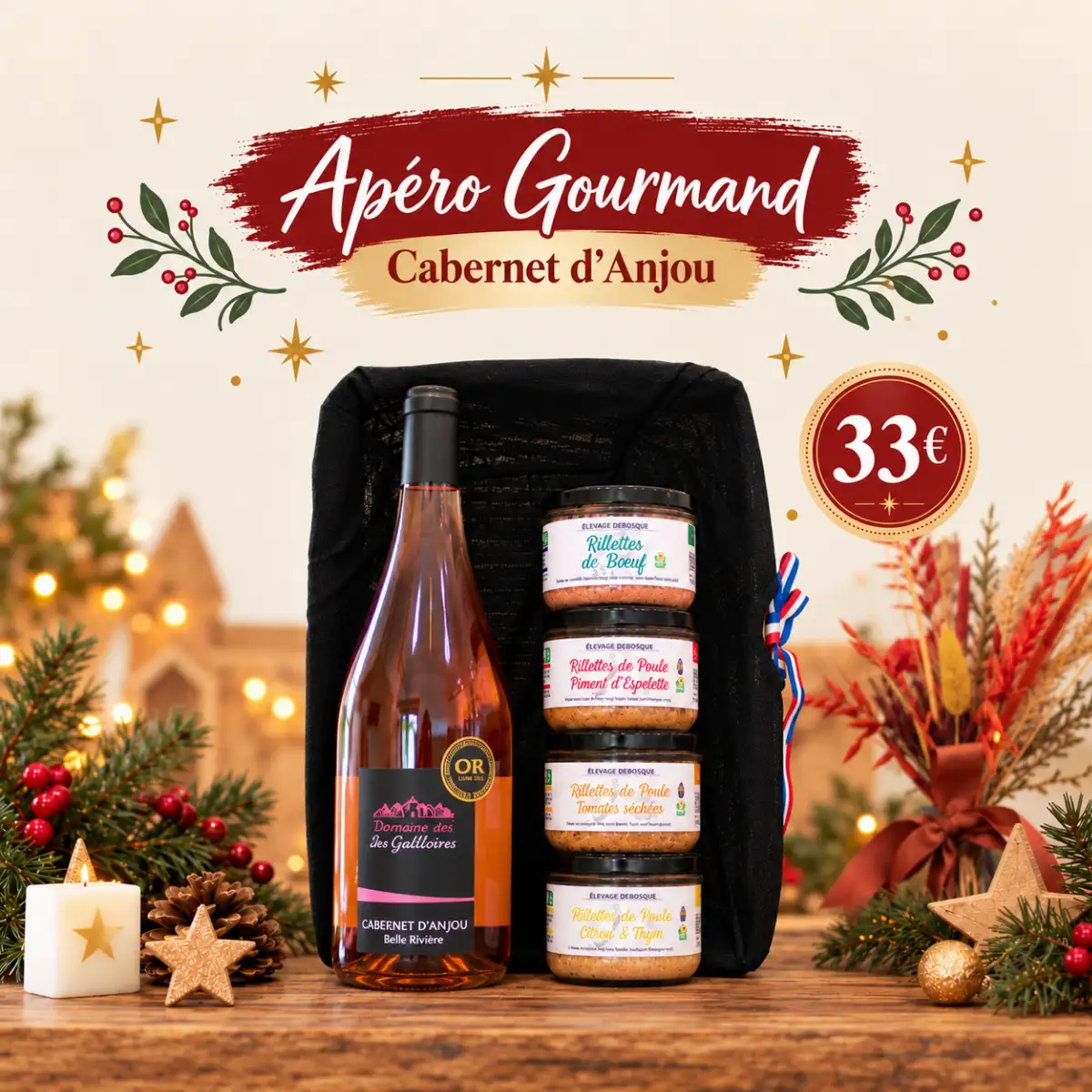 Coffret Apéro Gourmand Cabernet