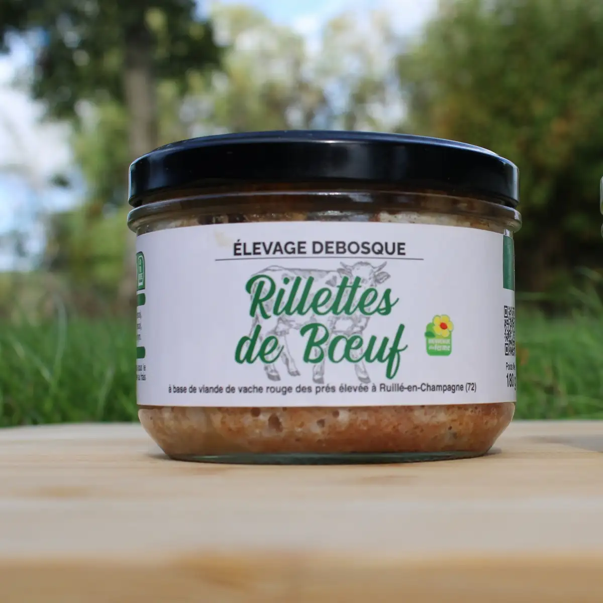 Rillettes de bœuf 90g ou 180g